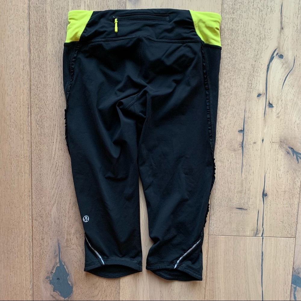 Lululemon Run Fast and Free crop size 4